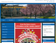 Tablet Screenshot of krusewayrotary.org